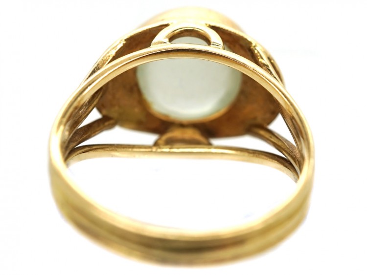 14ct Gold Moonstone Ring