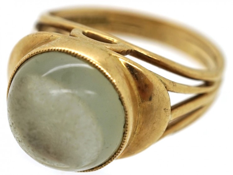 14ct Gold Moonstone Ring
