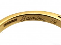 18ct Gold, Diamond & Ruby Three Stone Ring
