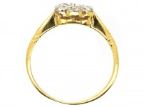 Edwardian 18ct Gold & Platinum, Diamond Cluster Ring