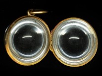 Edwardian Rock Crystal Ball Locket