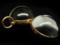 Edwardian Rock Crystal Ball Locket