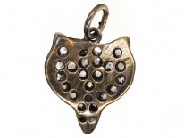 Rose Diamond Fox Pendant