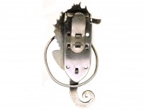 Art Deco Silver Seahorse Clip