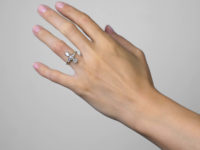 Edwardian 14ct Gold & Platinum, Diamond & Natural Pearl Ring