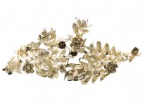 Victorian Silver Lilies Tiara