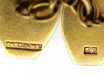Art Deco 18ct Gold & Platinum Cufflinks