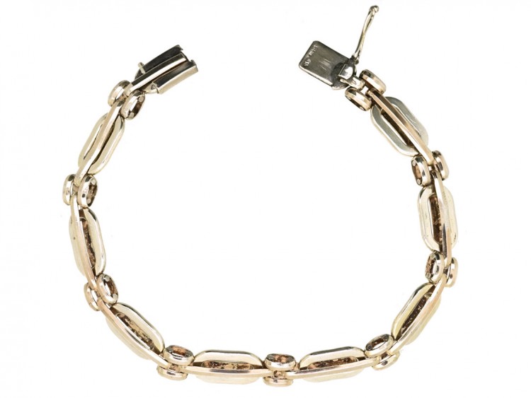 Silver Two Colour Bracelet