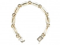 Silver Two Colour Bracelet