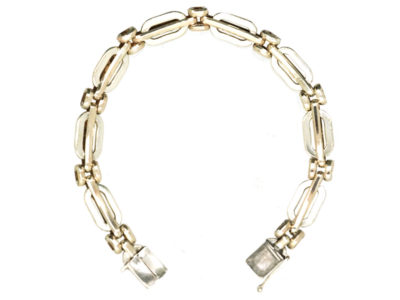 Silver Two Colour Bracelet