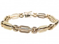 Silver Two Colour Bracelet
