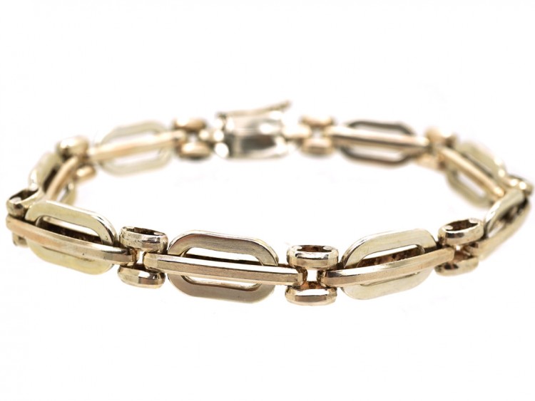 Silver Two Colour Bracelet