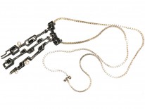 1960s Silver & Pearl Pendant on Silver Chain