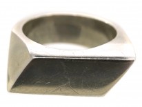 Sculptural Silver Ring