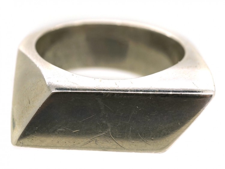Sculptural Silver Ring