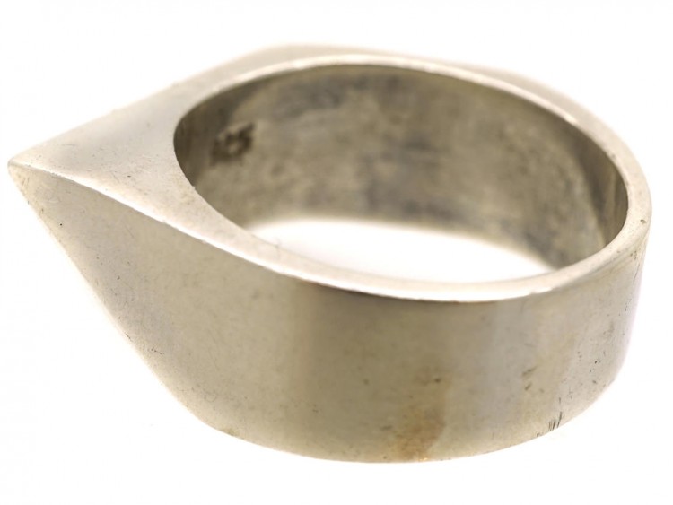 Sculptural Silver Ring