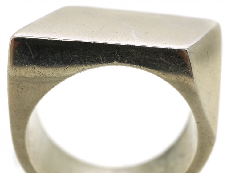 Sculptural Silver Ring