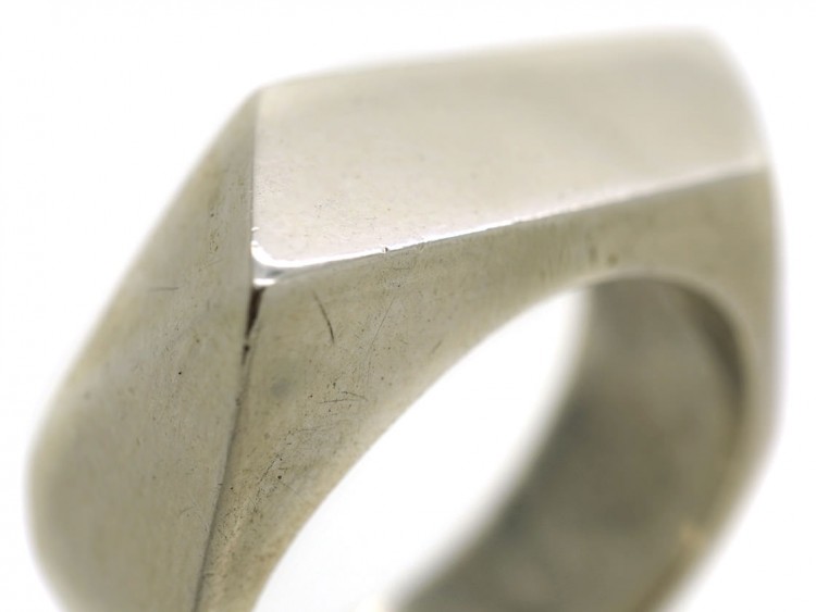 Sculptural Silver Ring