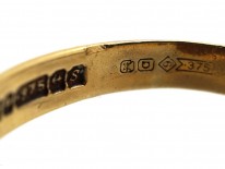 Gold & Carnelian Signet Ring with P & Coronet Intaglio