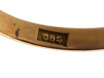 Edwardian Snake Ring Set With a Sapphire