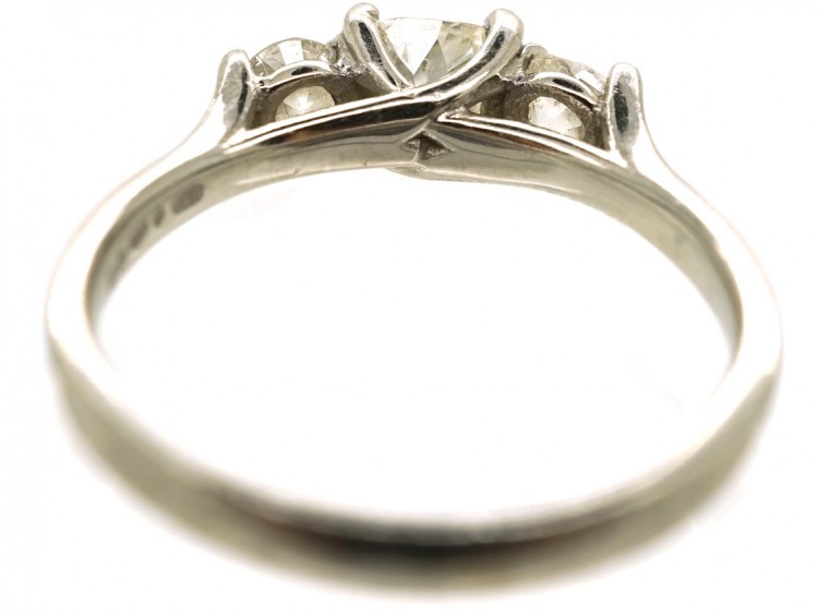 18ct White Gold Three Stone Diamond Ring
