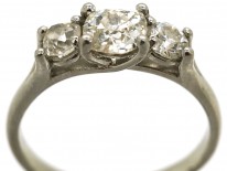 18ct White Gold Three Stone Diamond Ring