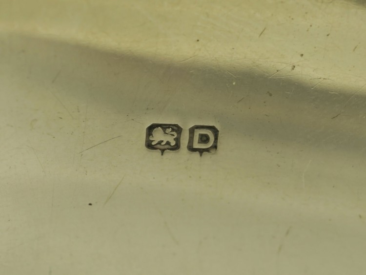 Silver Bangle With Engraved Flower Motif