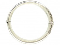 Silver Engraved Bangle