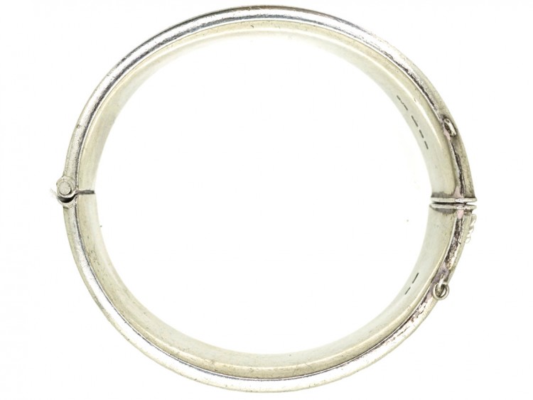 Silver Engraved Bangle