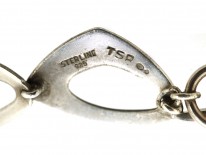 Swedish Silver Interlinked Necklace
