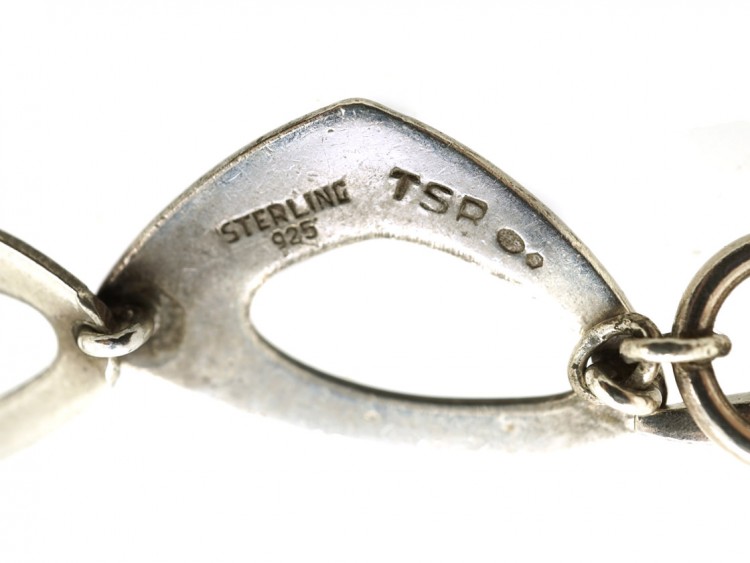 Swedish Silver Interlinked Necklace