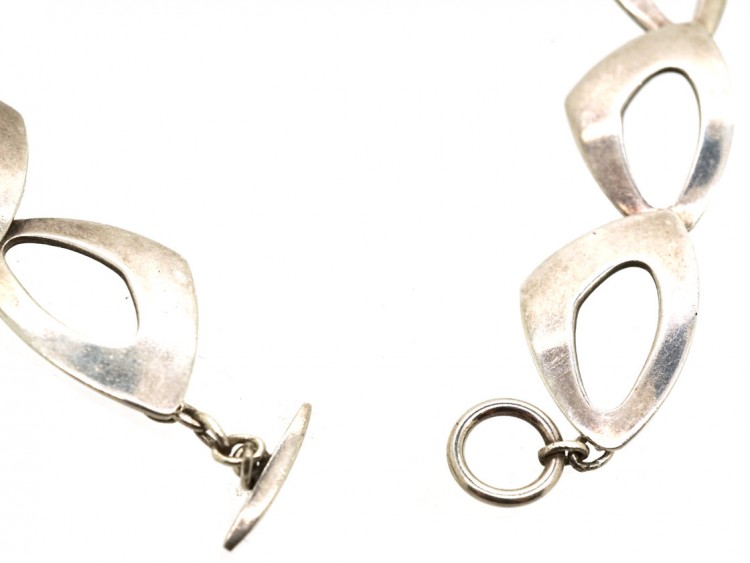 Swedish Silver Interlinked Necklace