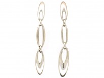 Georg Jensen Silver Drop Earrings