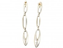 Georg Jensen Silver Drop Earrings