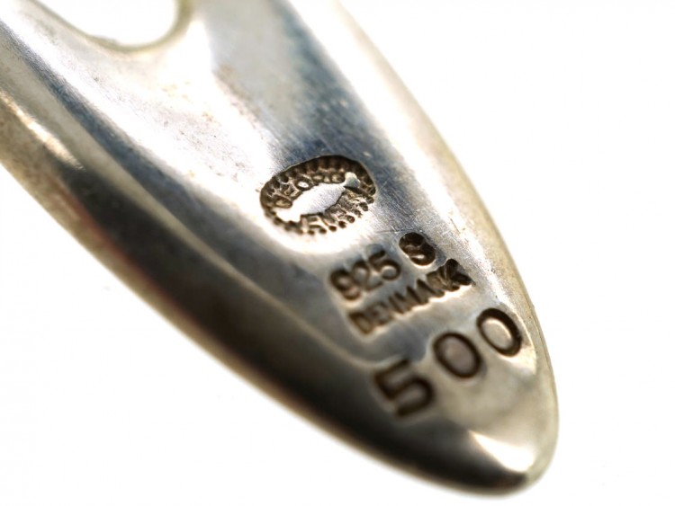 Georg Jensen Silver Drop Earrings