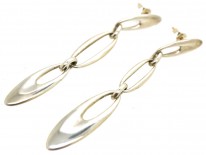 Georg Jensen Silver Drop Earrings