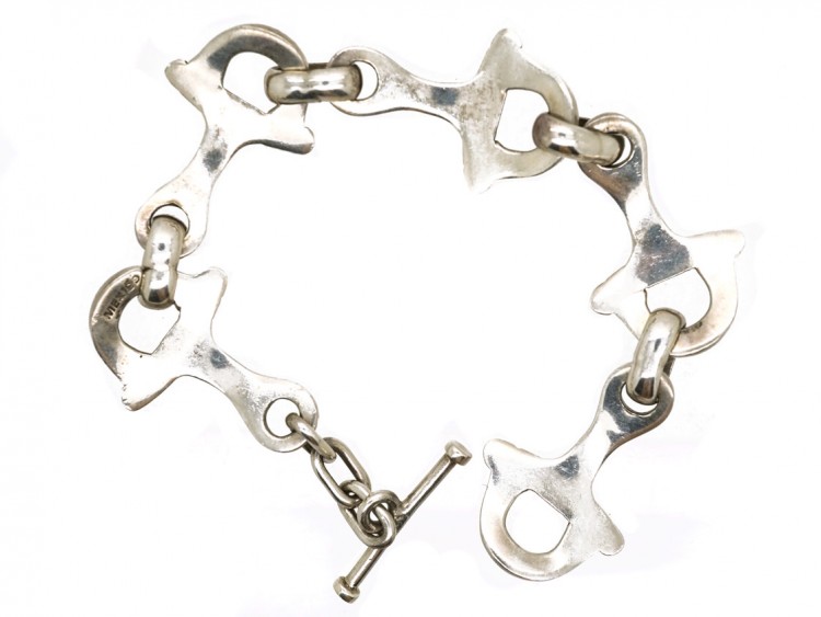 Silver Horse Bridle Bit Bracelet