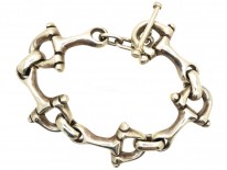 Silver Horse Bridle Bit Bracelet