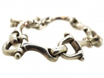 Silver Horse Bridle Bit Bracelet