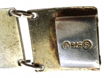 Silver & Enamel Scandinavian Scenes Bracelet by Ottar Hval