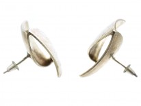Silver Modernist Earrings