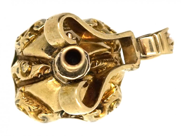 Victorian Hinged Seal With Rock Crystal Base