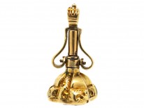Victorian Hinged Seal With Rock Crystal Base