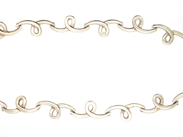 Silver Articulated Necklace