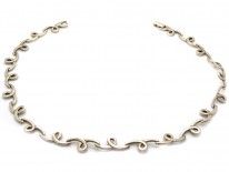 Silver Articulated Necklace