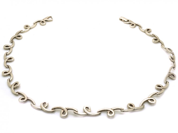 Silver Articulated Necklace