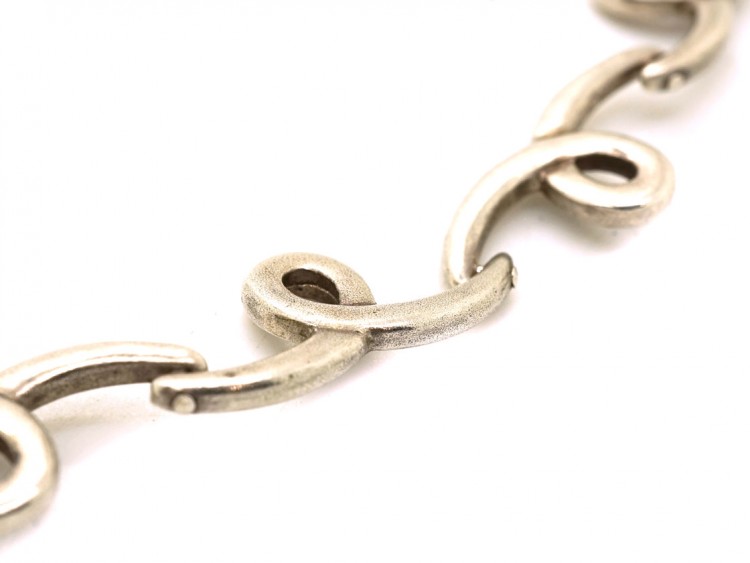 Silver Articulated Necklace