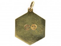 Aries Silver Gilt & Enamel Pendant Attributed to David Andersen