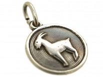 Silver Capricorn Charm by David Anderson