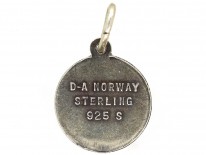 Silver Aquarius Charm by David Anderson
